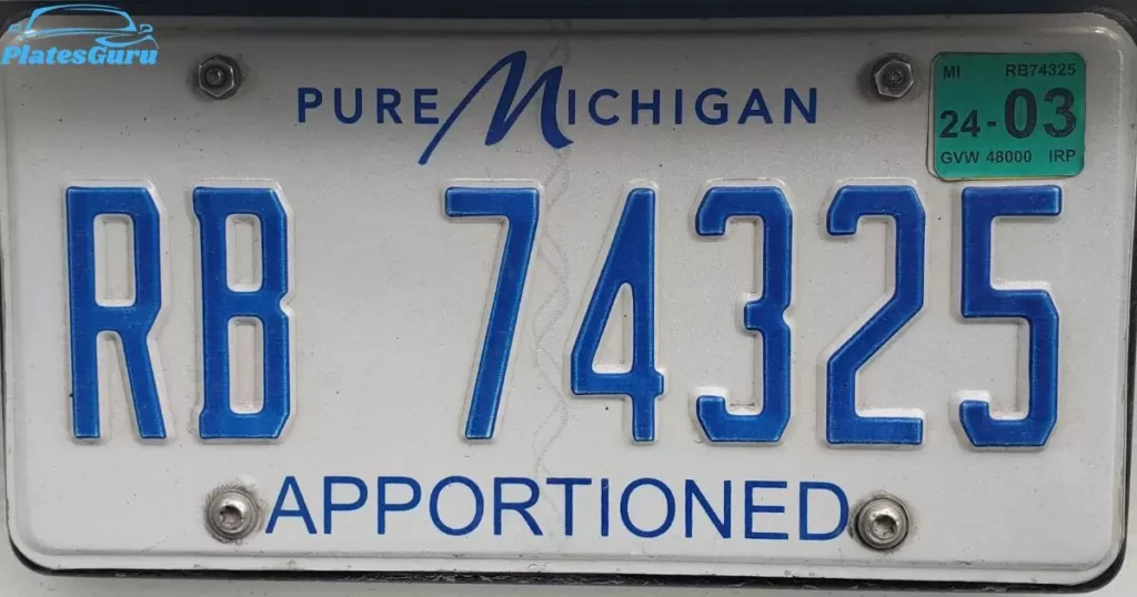 PM License Plates Regional Appearance