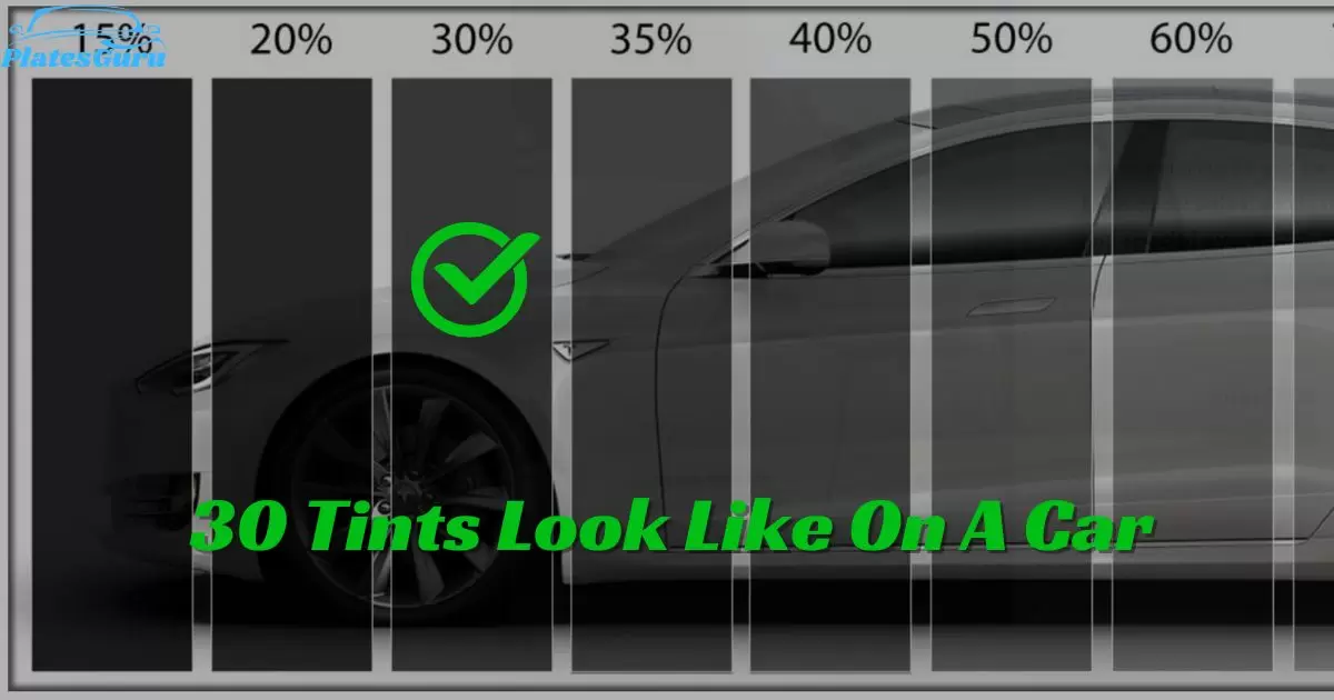 What Does 30 Tints Look Like On A Car