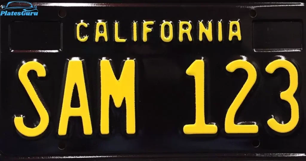 Can You Still Get Black And Yellow California License Plates