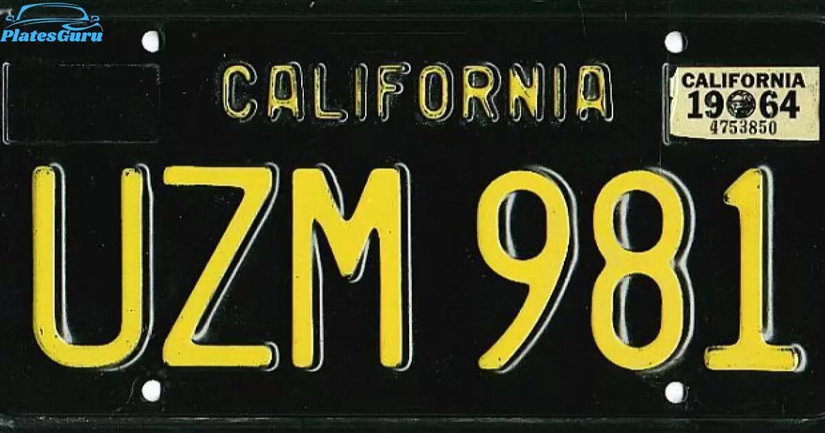 How Can I Get A Black California License Plate